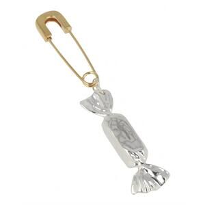 NEW AMBUSH women's candy charm 1 single earrings in silver